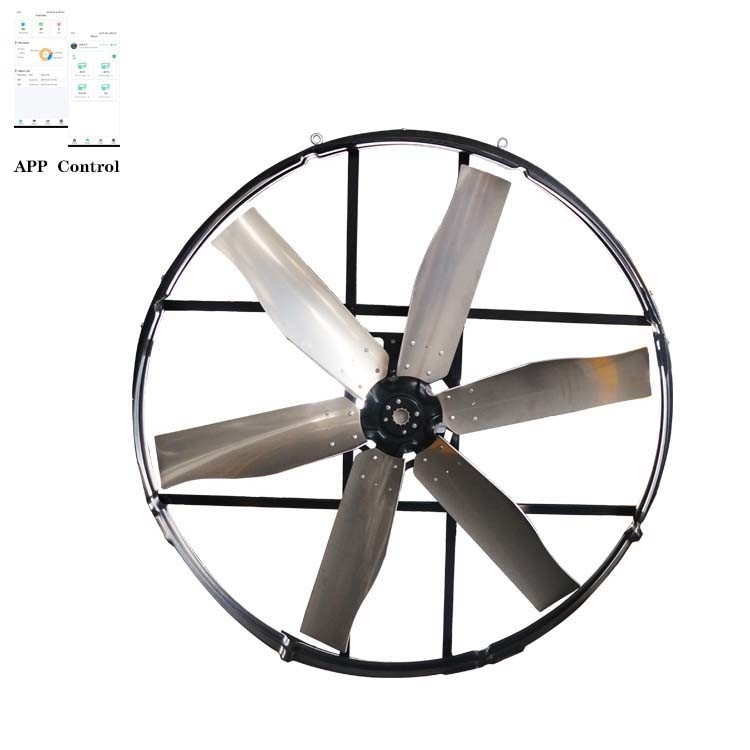 3Φ/380V/50Hz 72 Βιομηχανικός ανεμιστήρας εξάτμισης ανεμιστήρας με διάμετρο λεπίδας ανεμιστήρα 72/1.83m