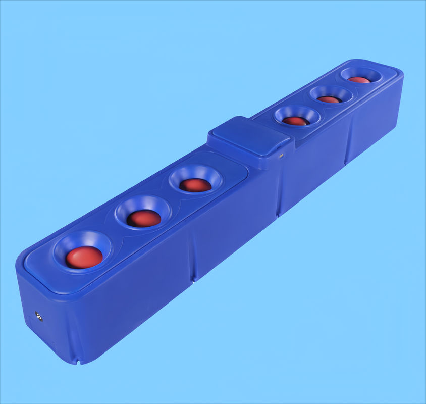 Το TPT401BLH είναι ένα μπλε ανθεκτικό στη διάβρωση φούρνο με έξι τρύπες