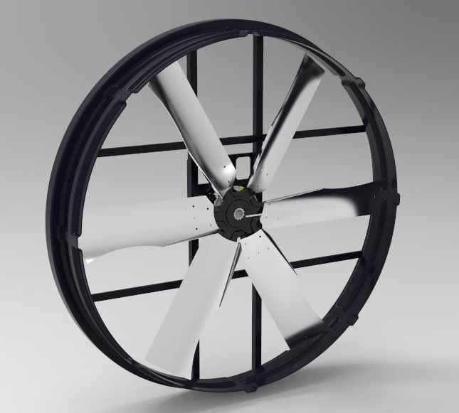 Βιομηχανικός ανεμιστήρας με μέγιστη ροή αέρα 120000 m3/h και χωρητικότητα 60 m3/h