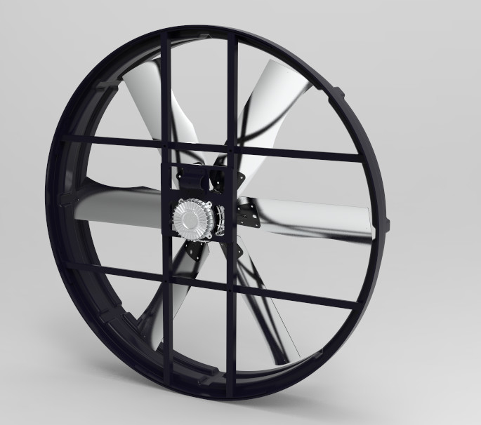 Φανατικός πίνακας 72 ιντσών: 2000w/2.7hp, 120000m3/h ροή αέρα & 183cm/72inch Blade - απελευθερώνοντας το μέγιστο δυναμικό εξαερισμού