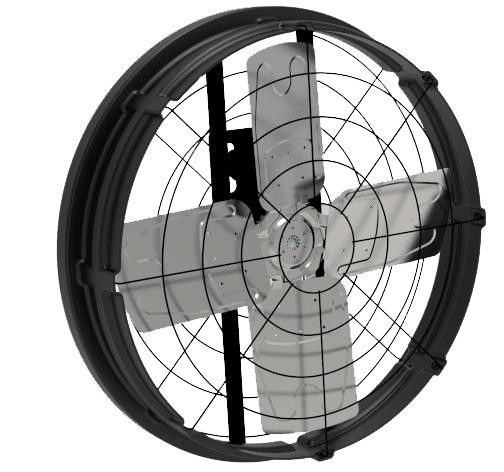 Κατευθύνσεις Βιομηχανικός ανεμιστήρας 500w Ενδοδύναμη για βιομηχανική ψύξη και ροή αέρα