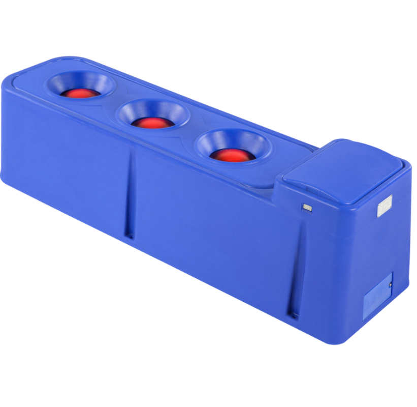 Μπλε LLDPE Αυτόματη Ποτίστρα Ζώων Πλάτος 67cm/2.2ft. για Αποτελεσματική Διαχείριση Ζωικού Κεφαλαίου