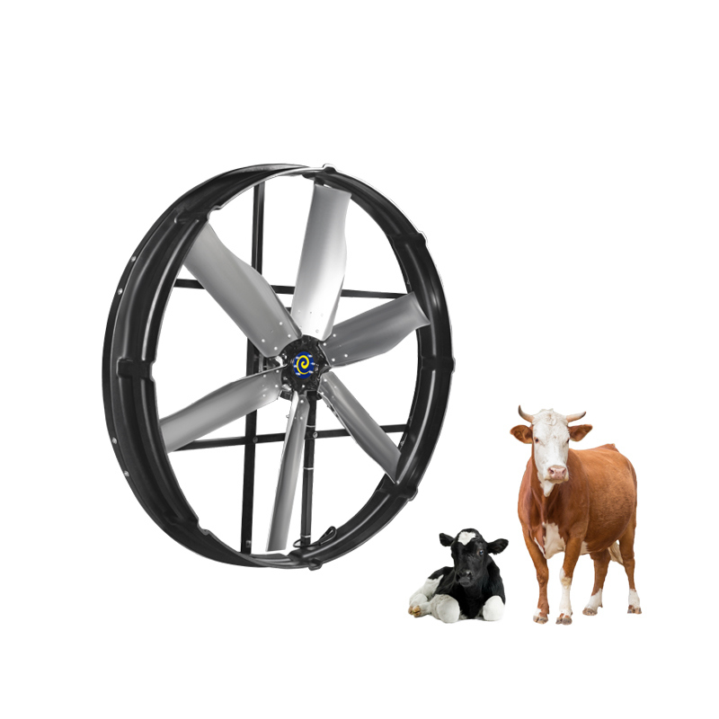 Δύναμη 2000W Βιομηχανικός ανεμιστήρας εξάτμισης IP55 Επίπεδο προστασίας 60mm Εγκατάσταση σωλήνα 345r/min Ταχύτητα περιστροφής