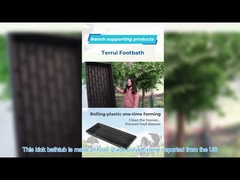 Βαρέων καθηκόντων πλαστικό καφετί χρώμα εμπορευματοκιβωτίων Footbath βοοειδών LLDPE