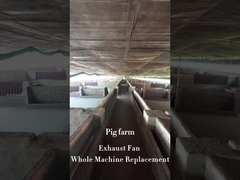 1830mm Διαμέτρου λεπίδας Βιομηχανικός ανεμιστήρας με αντοχή Διπλά στρώμα PE υλικό πλαισίου