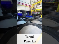 Δύναμος Βιομηχανικός ανεμιστήρας εξάτμισης με 2000W εισροή 345r/min Ταχύτητα περιστροφής 20%-100% Ρυθμισμός ταχύτητας