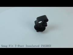 Κωλικοί και μαύροι μονωτές από χάλυβα για ηλεκτρικούς φράχτες