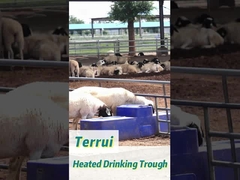 Ανθεκτική στη διάβρωση 85L μπλε πλαστική δεξαμενή νερού για ζώα