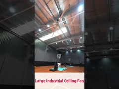 6pcs Σύνθετο υλικό λεπίδας Βιομηχανικός ανεμιστήρας οροφής για 1400m2 Περιοχή κάλυψης και χαμηλός θόρυβος