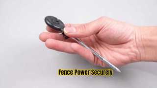 Εγκατάσταση βιδωτών μονωτών υψηλής απόδοσης για τον φράκτη του αγροκτήματος σας